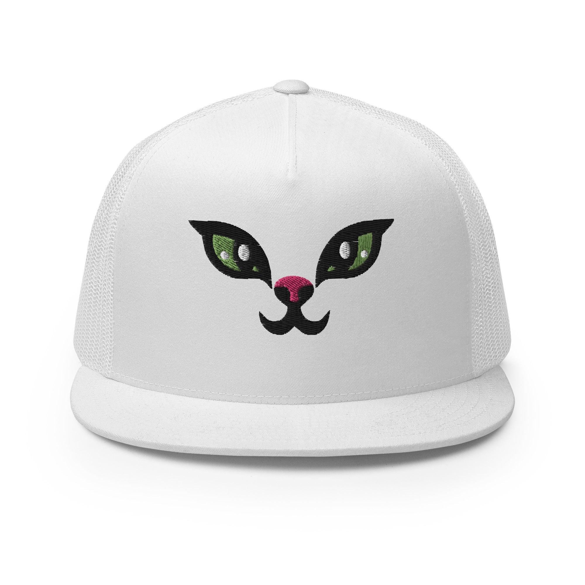 Kitten Face Mesh Trucker Cap