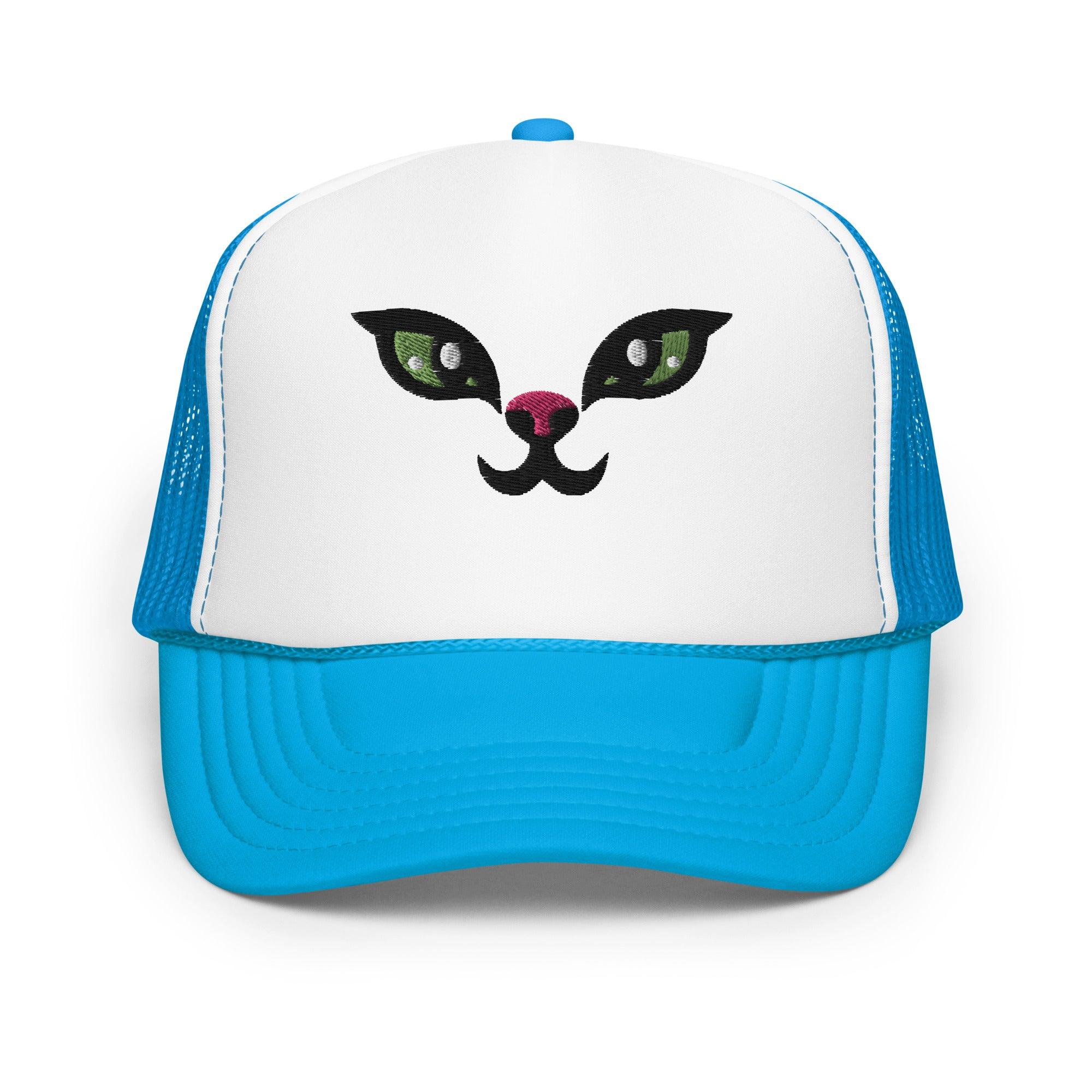 Kitten Face Foam Trucker Hat