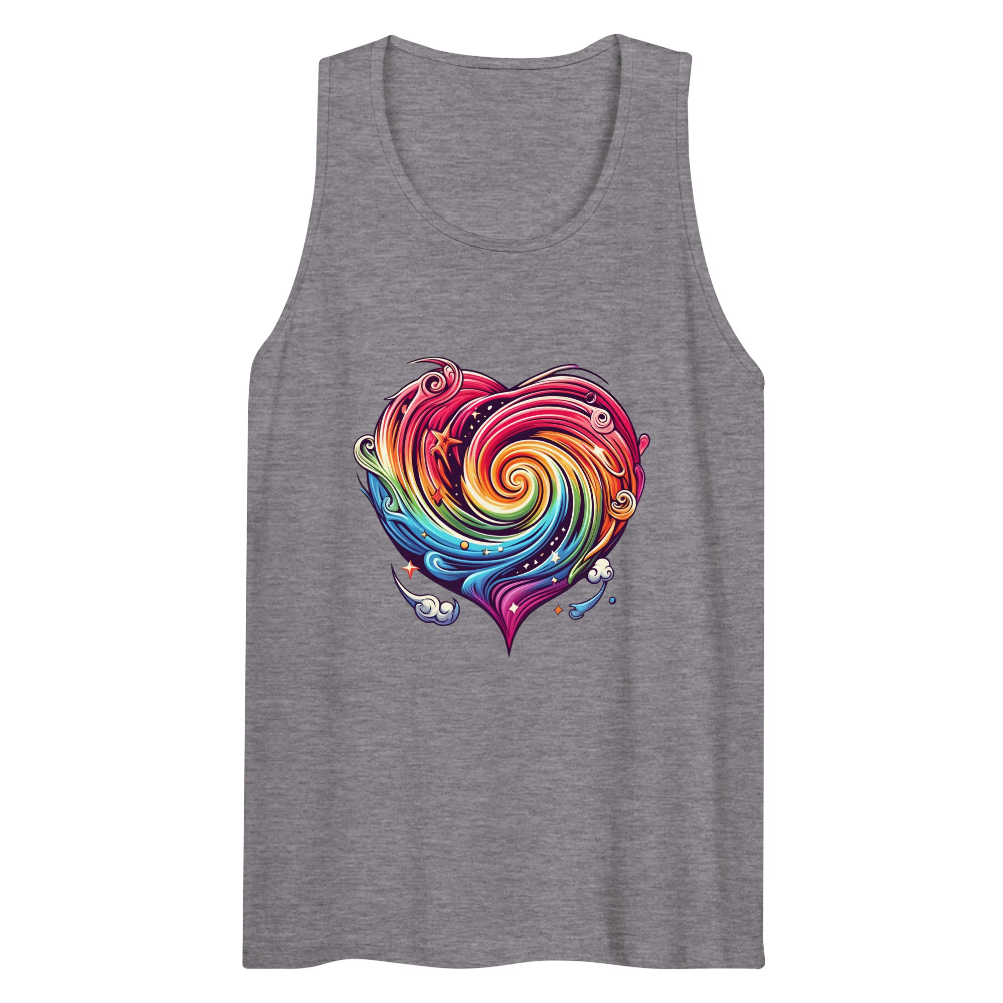 Heart Vortex Graphic Tank