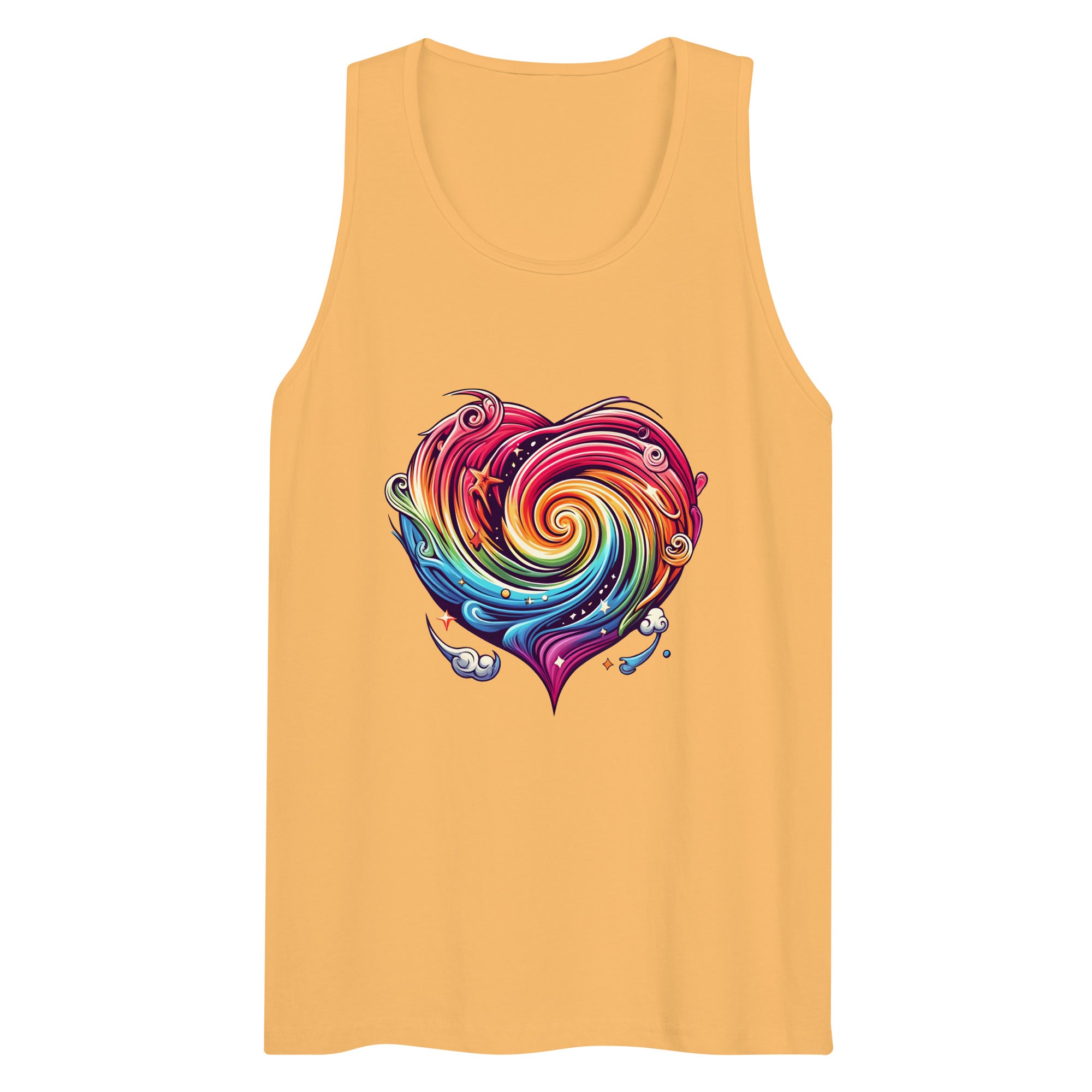 Heart Vortex Graphic Tank