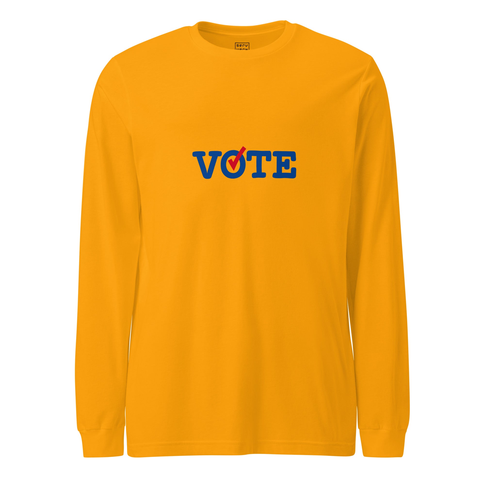 Vote Check Long Sleeve Tee