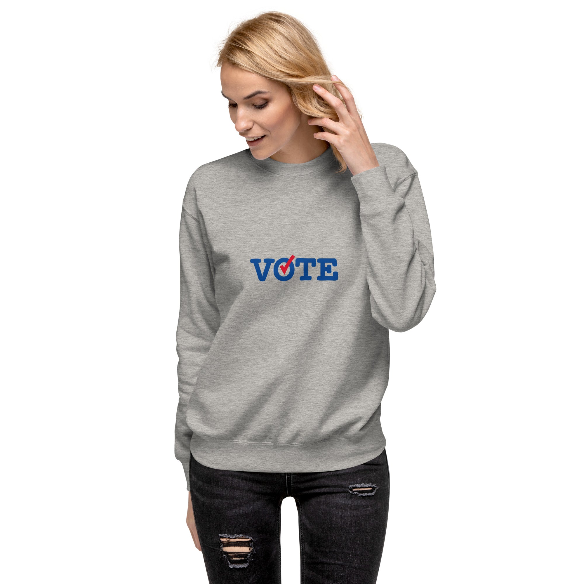 Vote Check Premium Sweatshirt