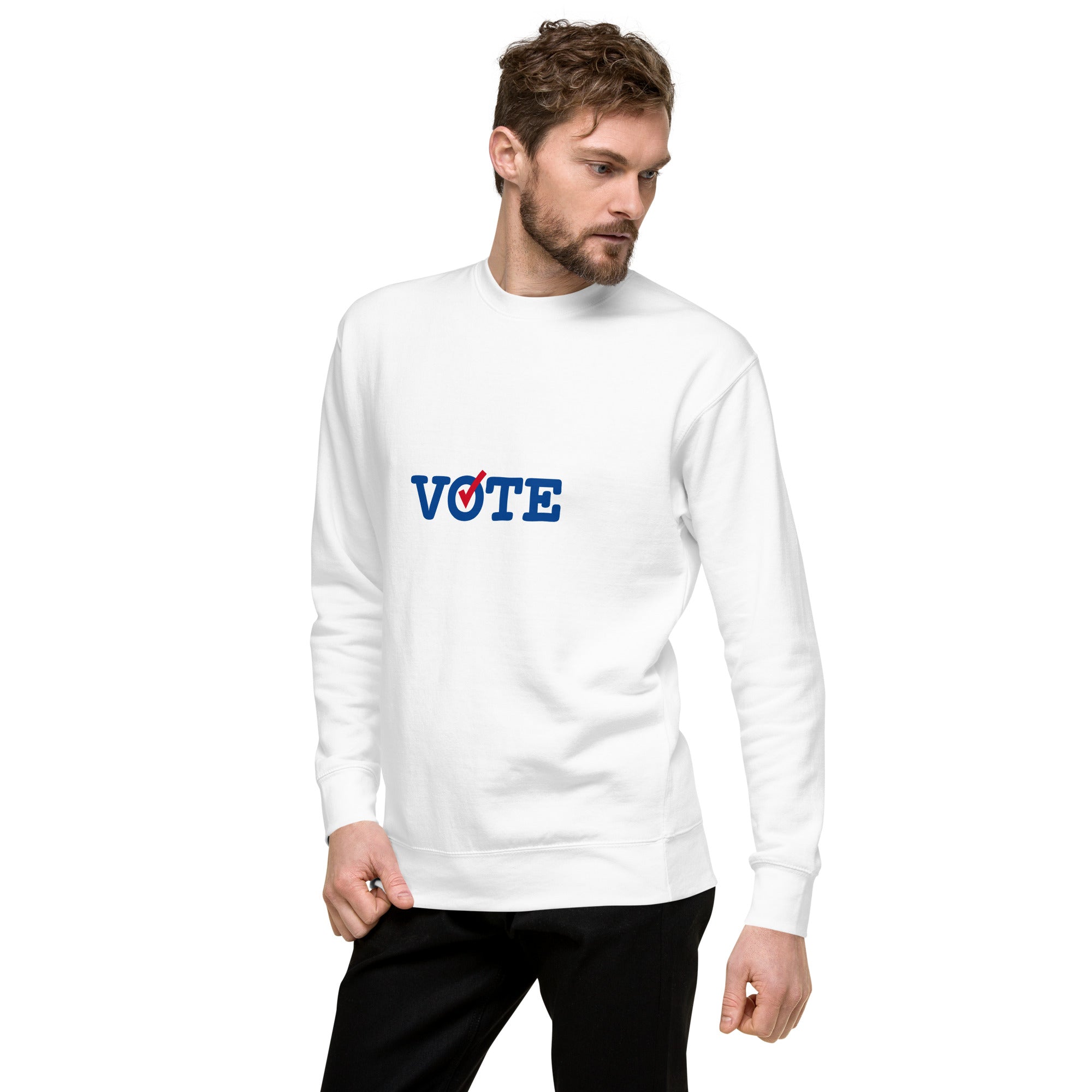 Vote Check Premium Sweatshirt