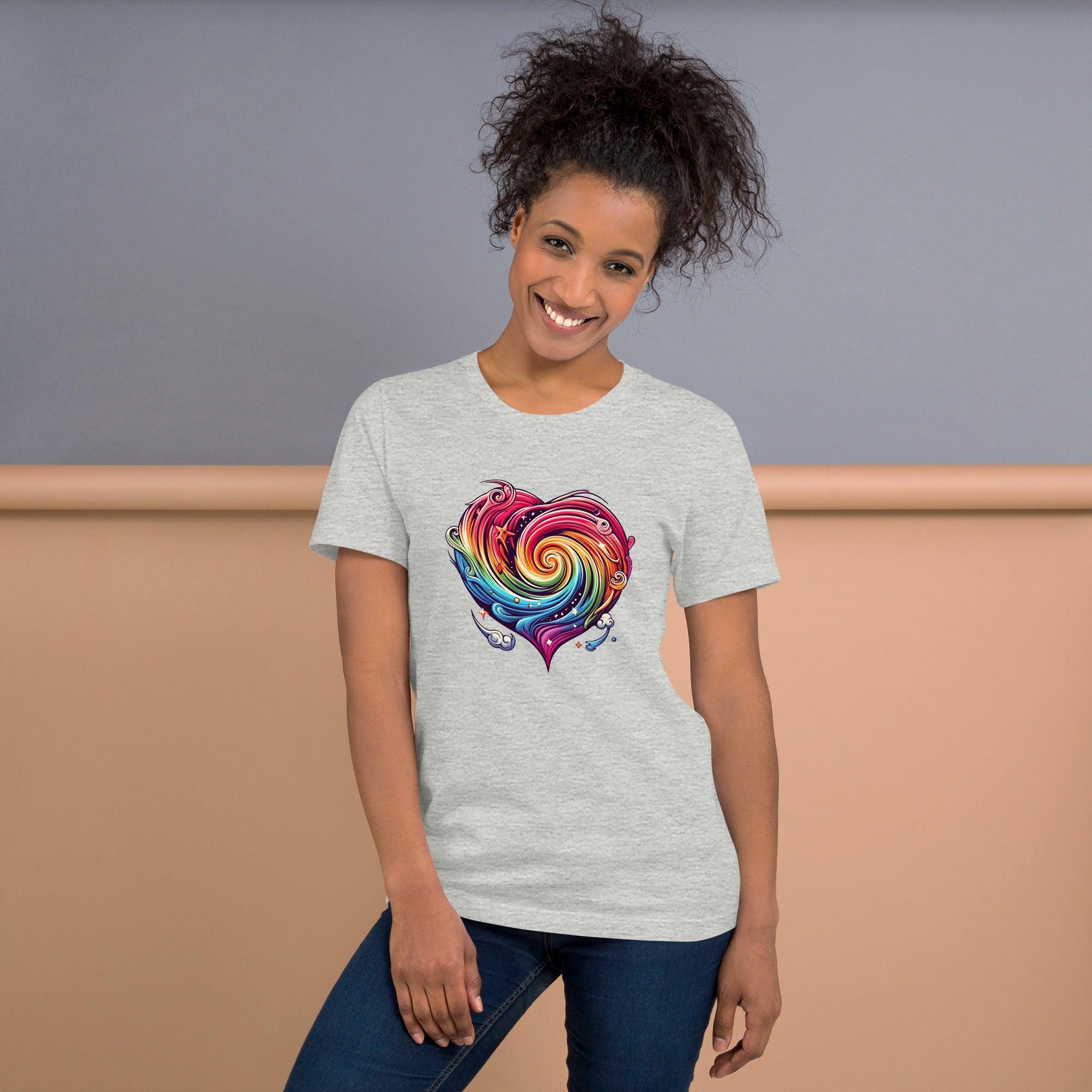 Heart Vortex Graphic Tee