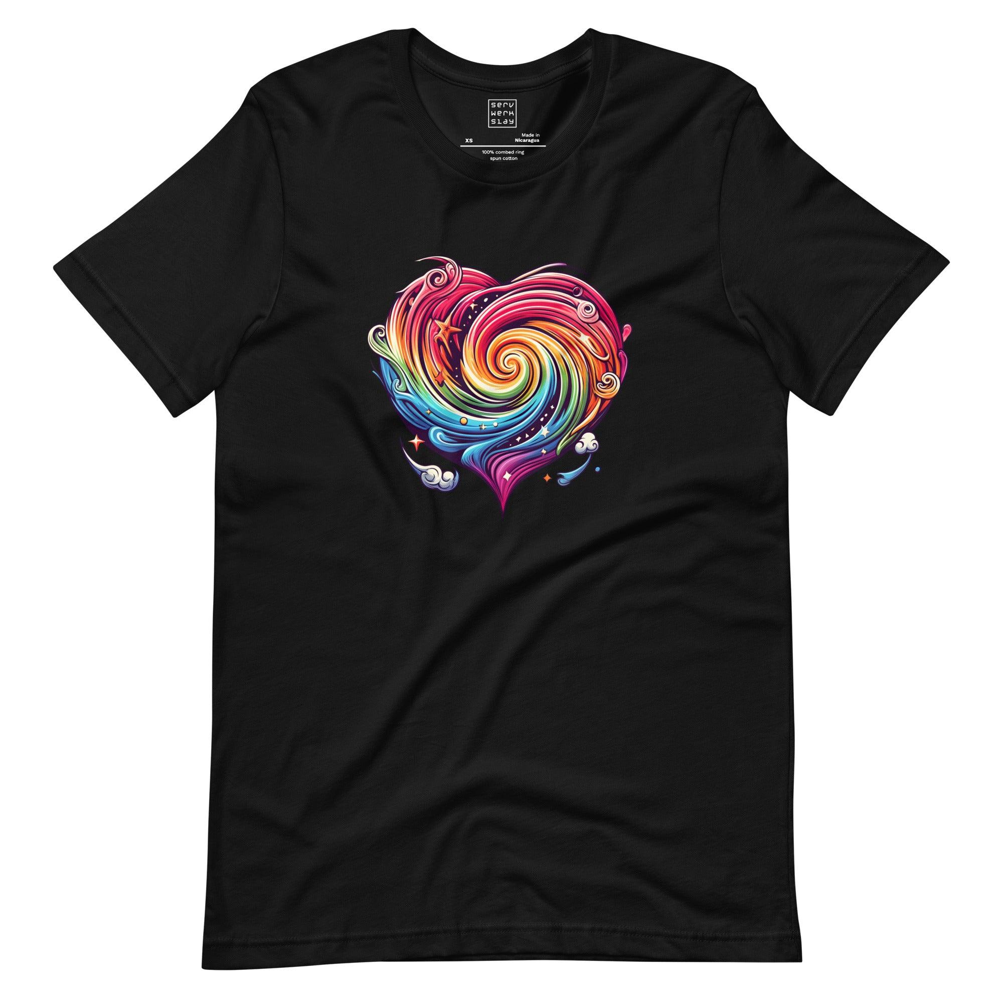 Heart Vortex Graphic Tee