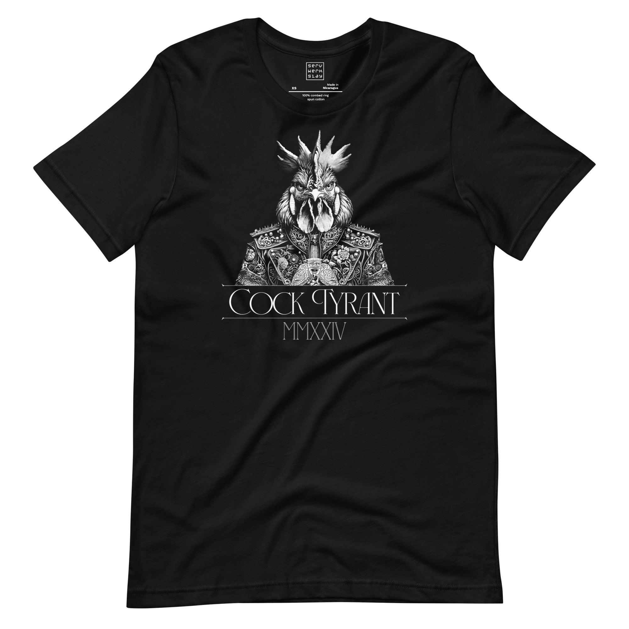 【WOOHWA】TYLER SHIRRING TR PT Leather Tyrant Graphic Tee | Serv Werk Slay