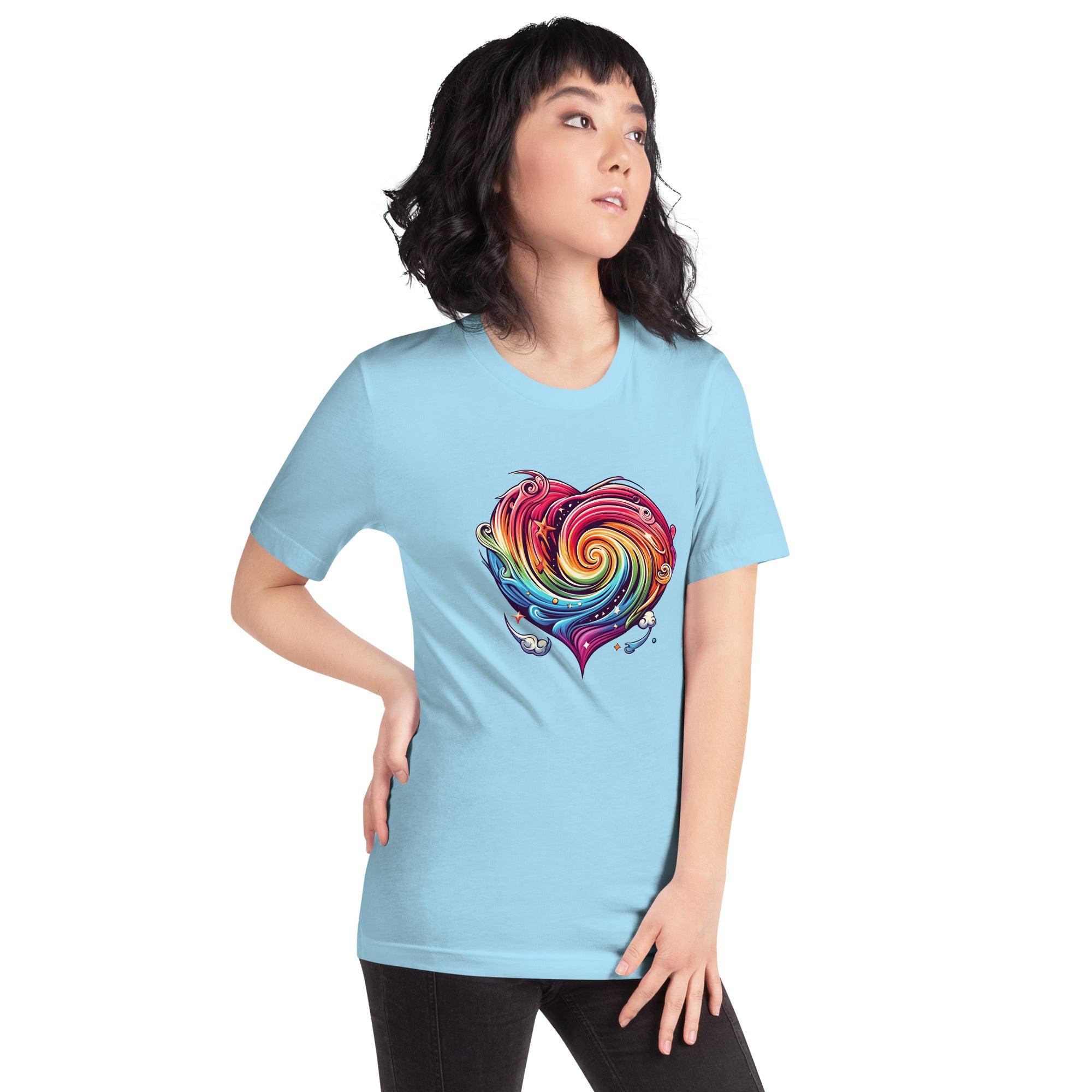 Heart Vortex Graphic Tee